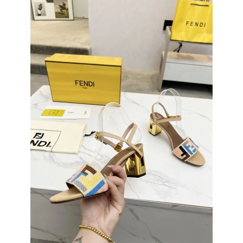 Fendi shoes for Fendi High-heeled shoes for women #A49596