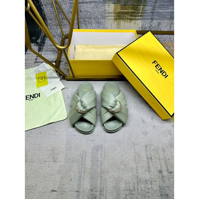 Fendi shoes for Fendi slippers for women #A49898