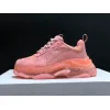 New Balenciaga 17FW Triple S Sneakers Mens Women Casual Shoes Triple S Clear Sole White Green Black Red Rainbow Sports Outdoor Dad Shoe #9875178