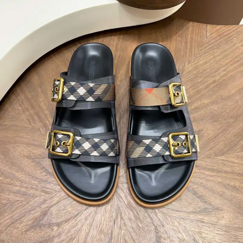 Burberry Shoes for Burberry Slippers for men #A64985