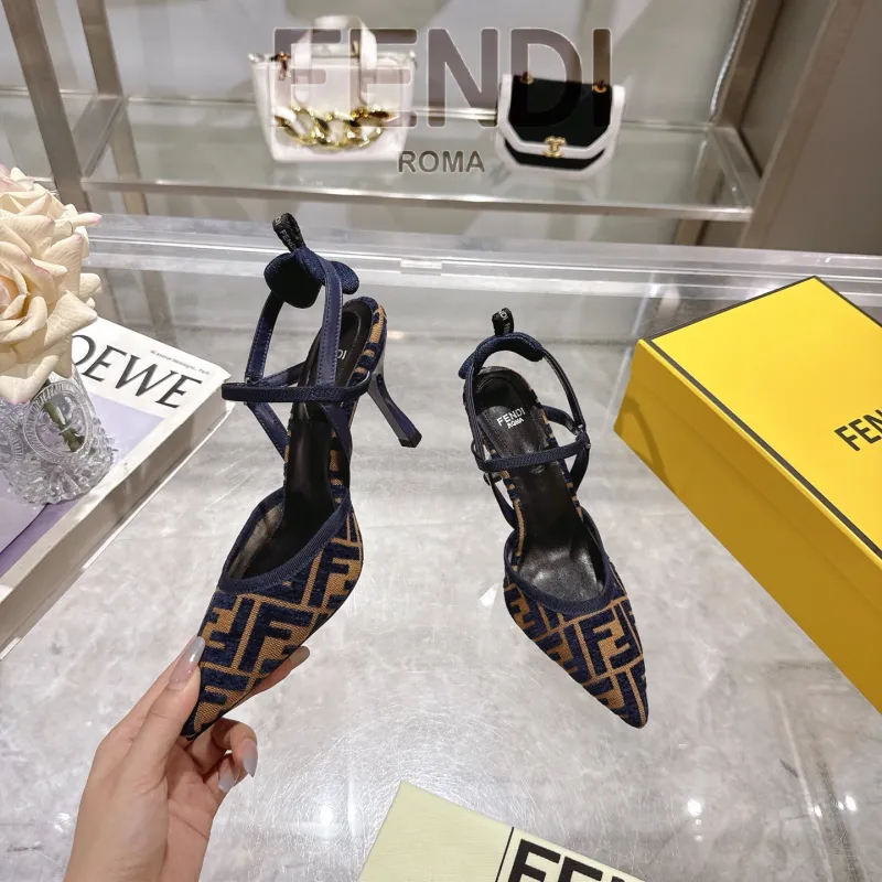 Fendi shoes for Fendi High-heeled shoes for women #A61797