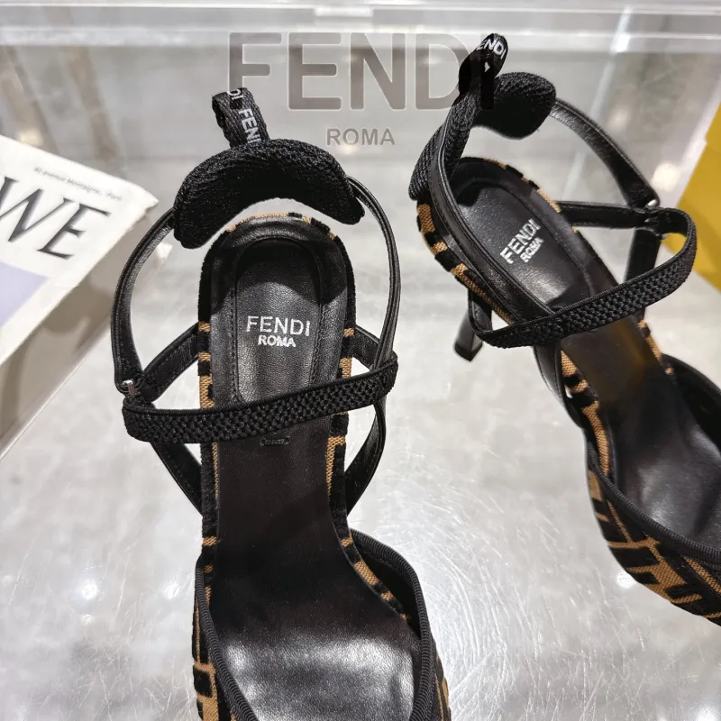 Fendi shoes for Fendi High-heeled shoes for women #A61799