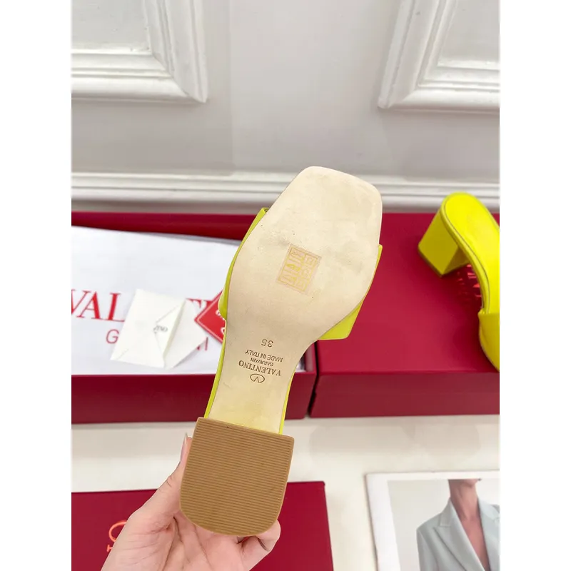 valentino Shoes for valentino Slippers for women Yellow/Green/Black/White/Brown #A47895 valentino Shoes for valentino Slippers for women Yellow/Green/Black/White/Brown #A47895