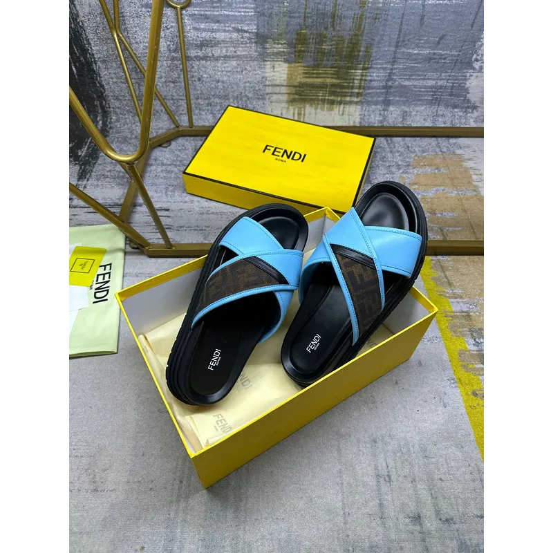 Fendi shoes for Fendi Slippers for men #A50787