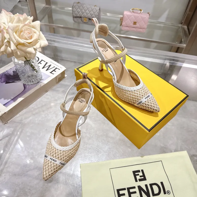 Fendi shoes for Fendi High-heeled shoes for women #A61804