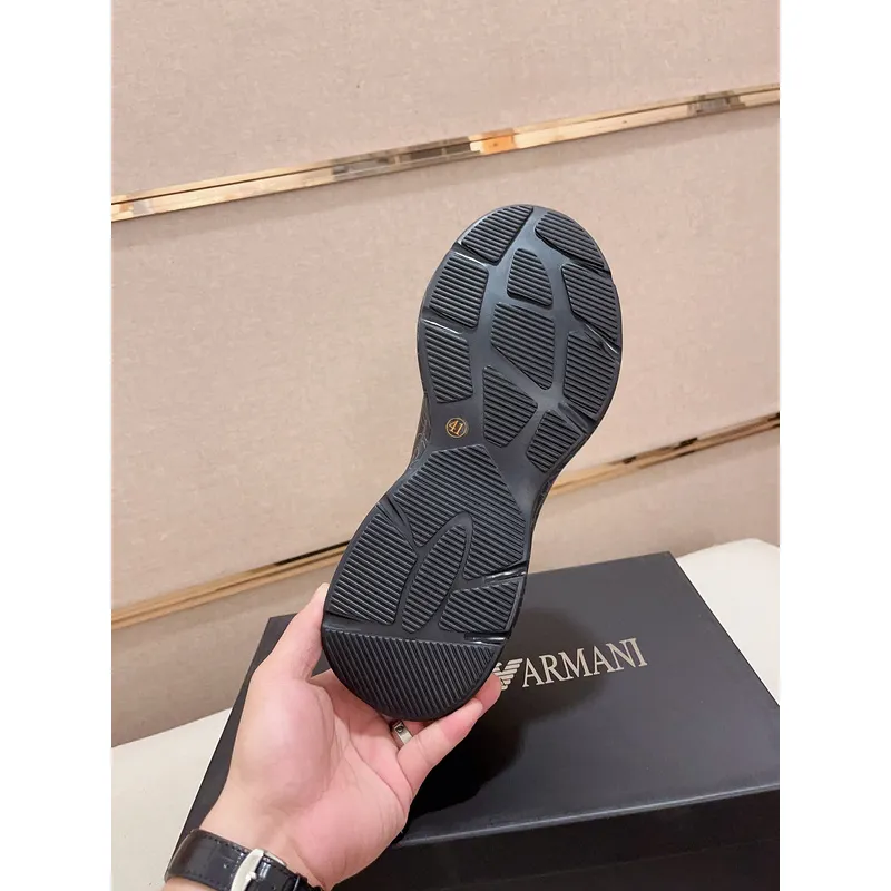 Arm*ni Multi-Tone Sneakers - Fashion & Structured #A48666