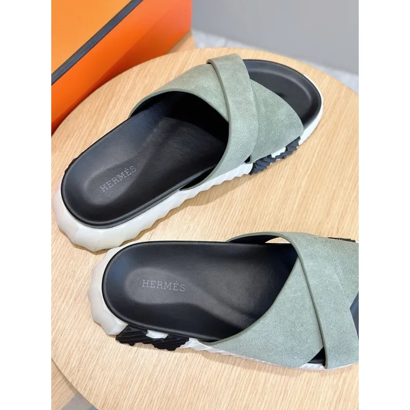 Hermes Slippers Shoes for Men #A63086