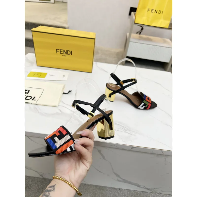 Fendi shoes for Fendi High-heeled shoes for women #A49596