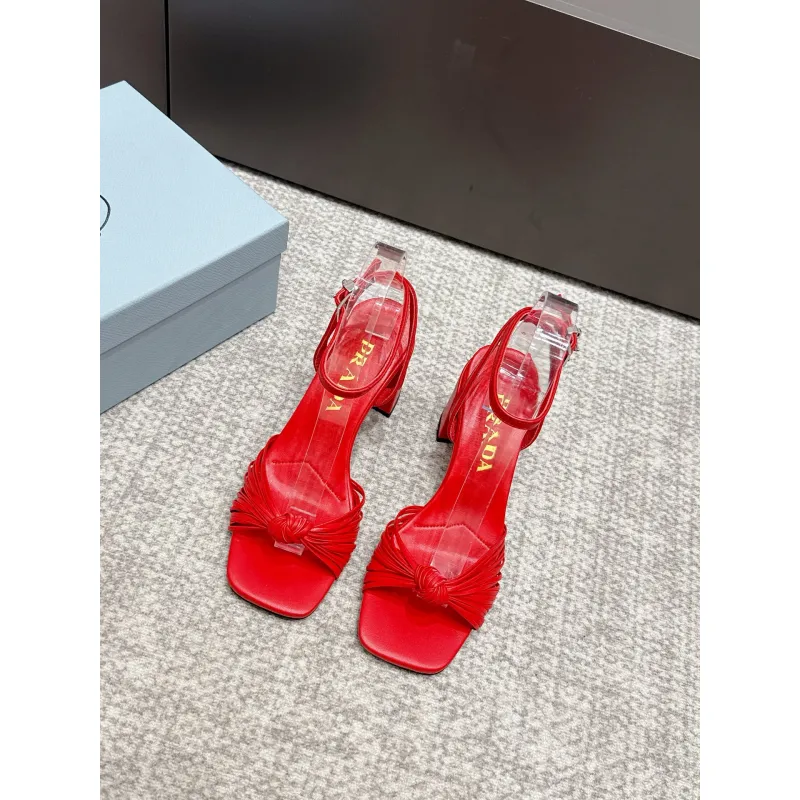 Prada Shoes for Womens Prada Sandals Heel height:7cm #A65289