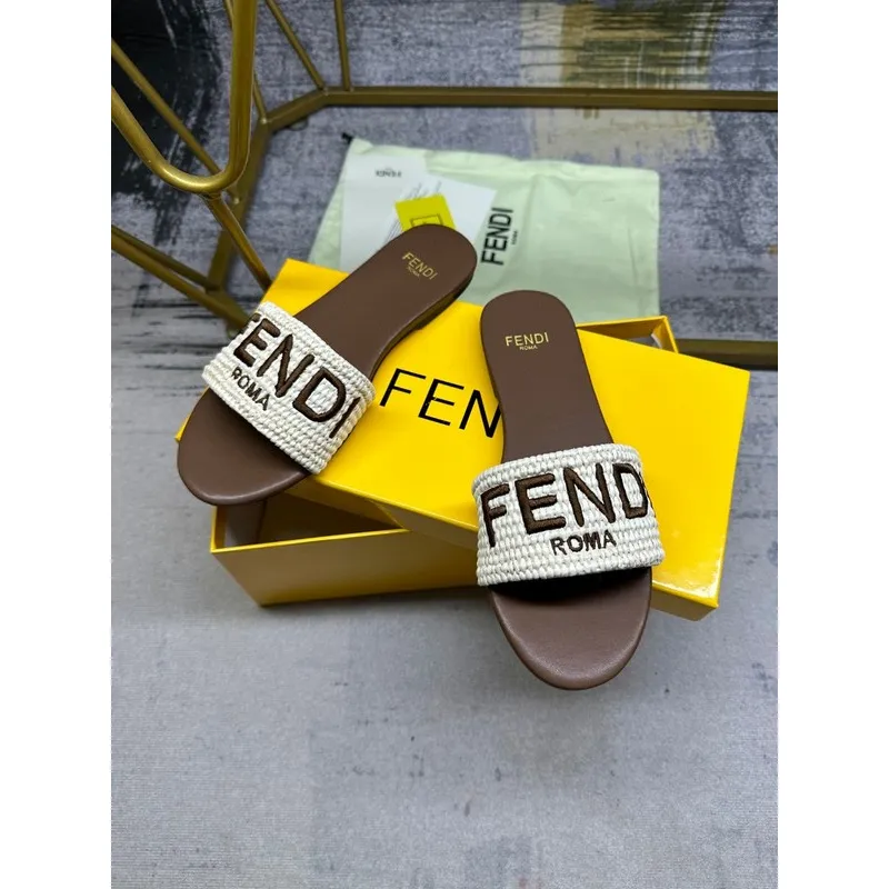 Fendi shoes for Fendi slippers for women #A37397