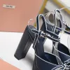 Miu Miu Shoes for MIUMIU High-heeled shoes for women Heel height:12cm #A61180