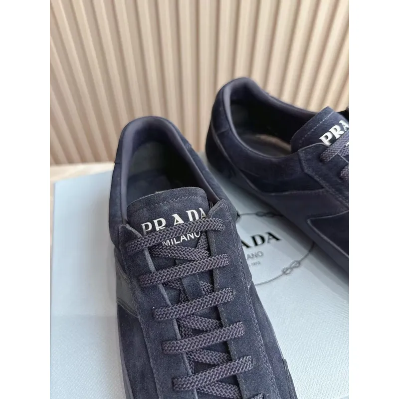 Prada Shoes Prada Sneakers Prada Rank Suede T-Toe Retro Runner Sneakers #A53234
