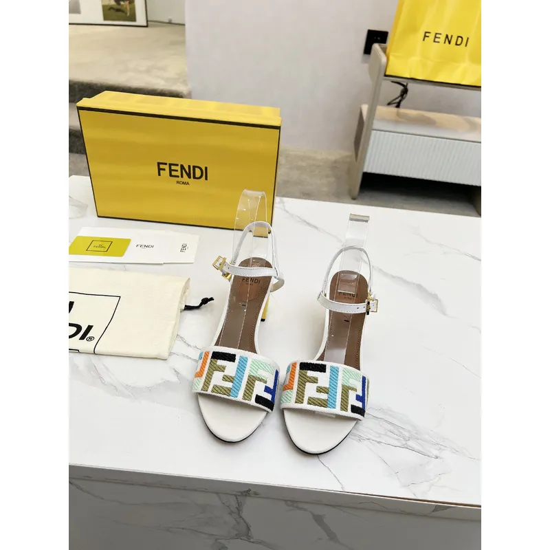 Fendi shoes for Fendi High-heeled shoes for women #A49596