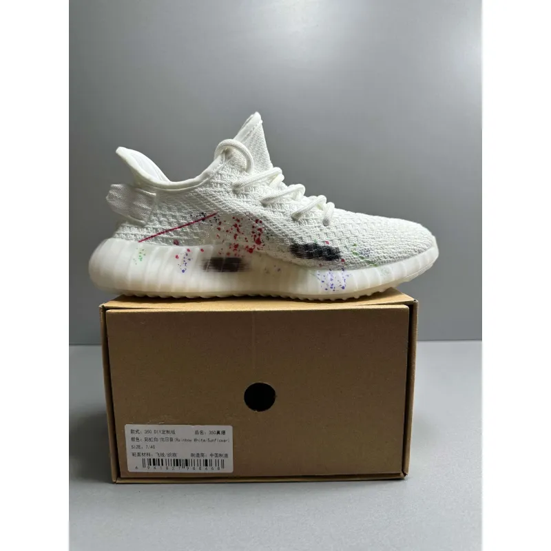 Adidas shoes for Adidas Yeezy 350 Boost by Kanye West Graffiti Low Sneakers  #A40049