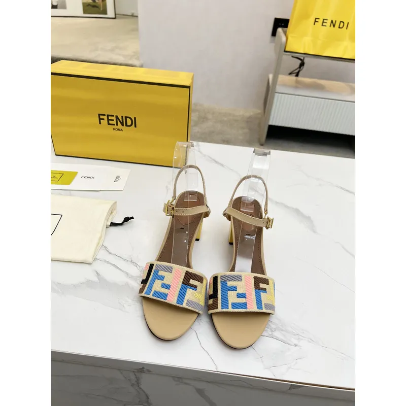Fendi shoes for Fendi High-heeled shoes for women #A49596