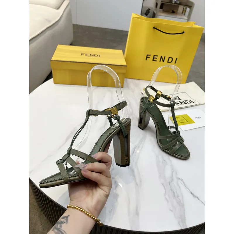 Fendi shoes for Fendi High-heeled shoes for women #A49597