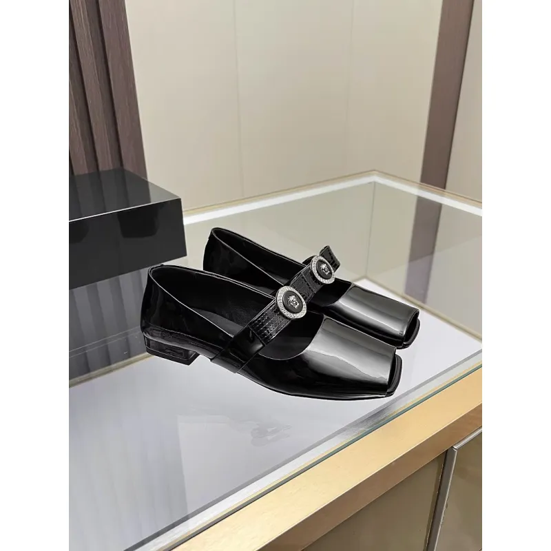 Versace shoes for Womens Versace Flats #A64786