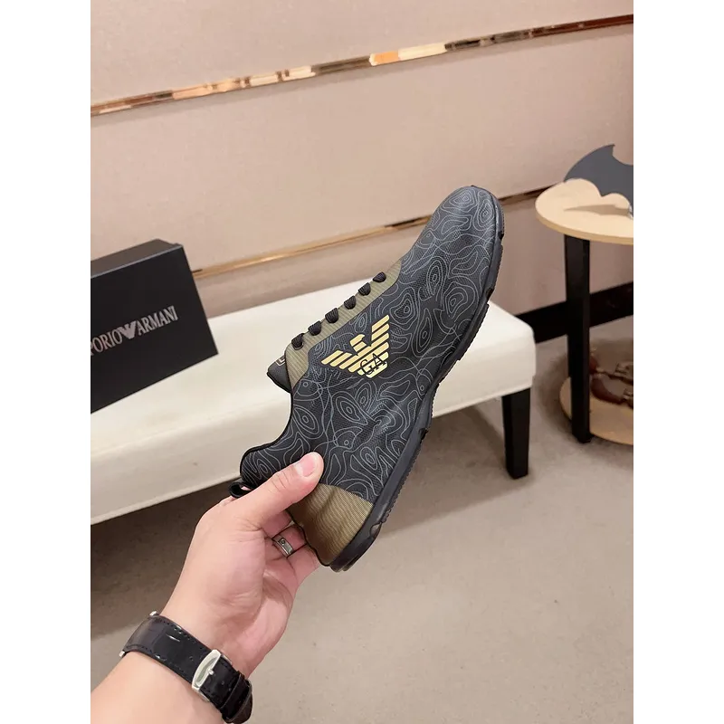 Arm*ni Multi-Tone Sneakers - Fashion & Structured #A48666