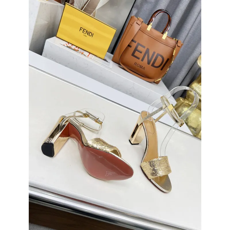 Fendi shoes for Fendi High-heeled shoes for women #A49595