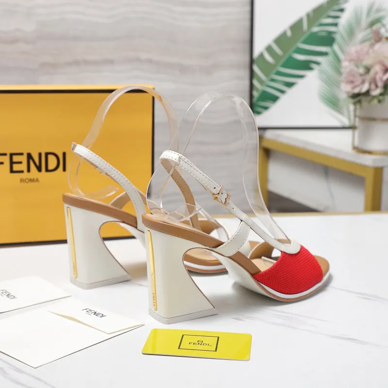 Fendi shoes for Fendi High-heeled shoes for women Heel height:9.5cm #A61171