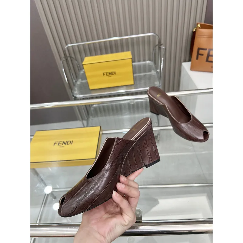 Fendi shoes for Fendi High-heeled shoes for women #A52456