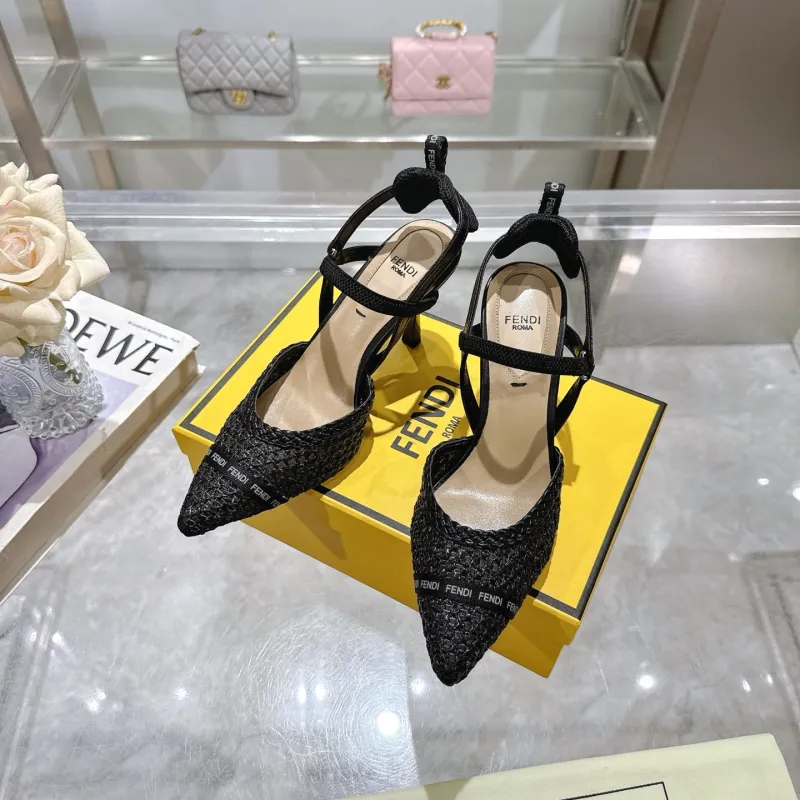 Fendi shoes for Fendi High-heeled shoes for women #A61805