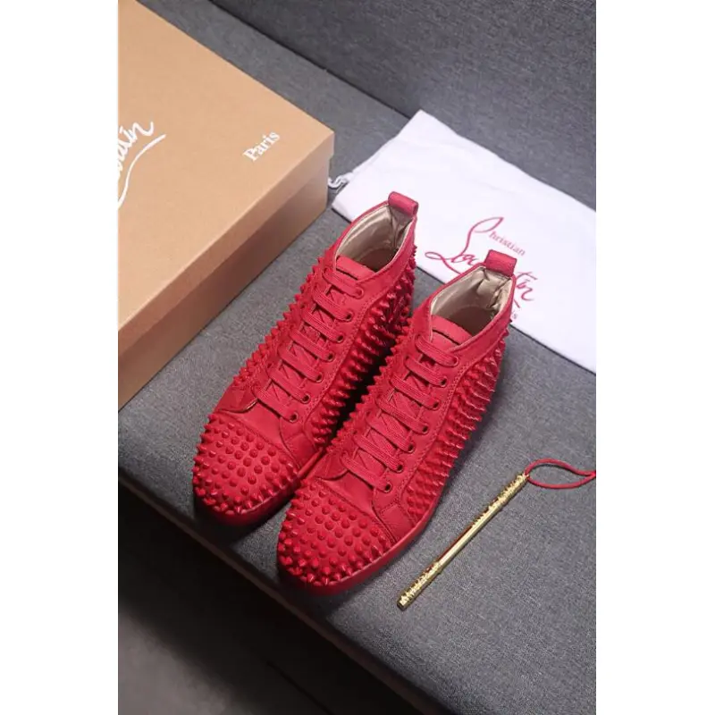 CL Redbottom Bottom Red Bottoms Studded Spikes CL Mens casual Shoes Sneakers (4 colors) #963398