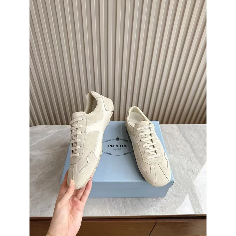 Prada Shoes Prada Sneakers Prada Rank Suede T-Toe Retro Runner Sneakers #A53234