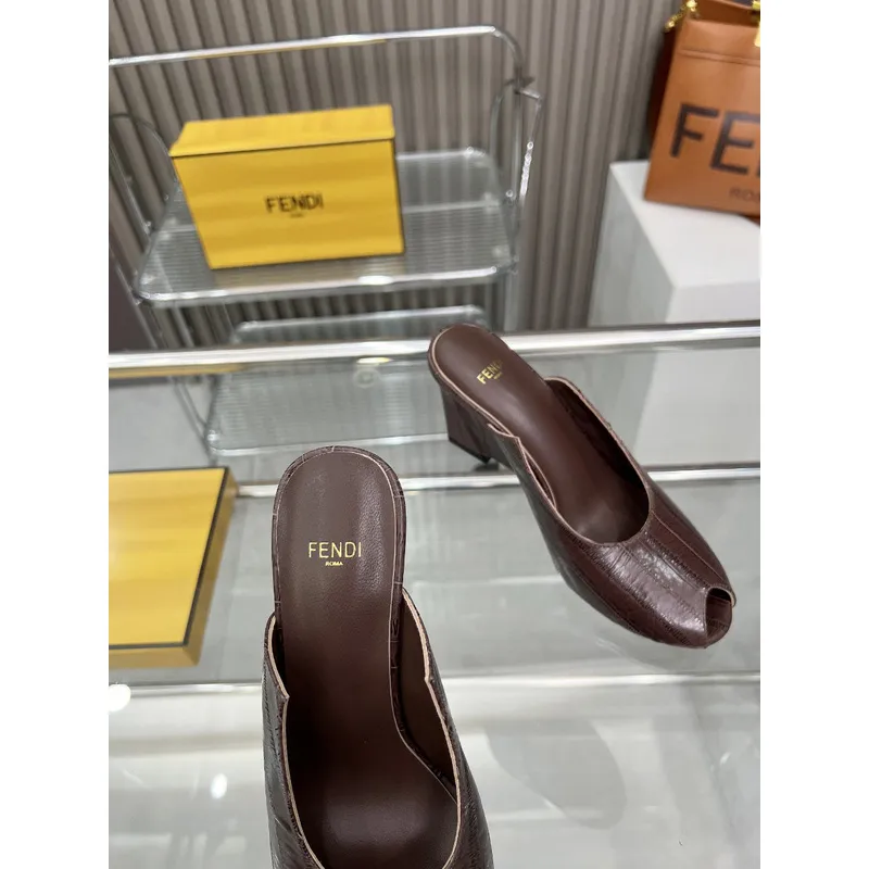 Fendi shoes for Fendi High-heeled shoes for women #A52456