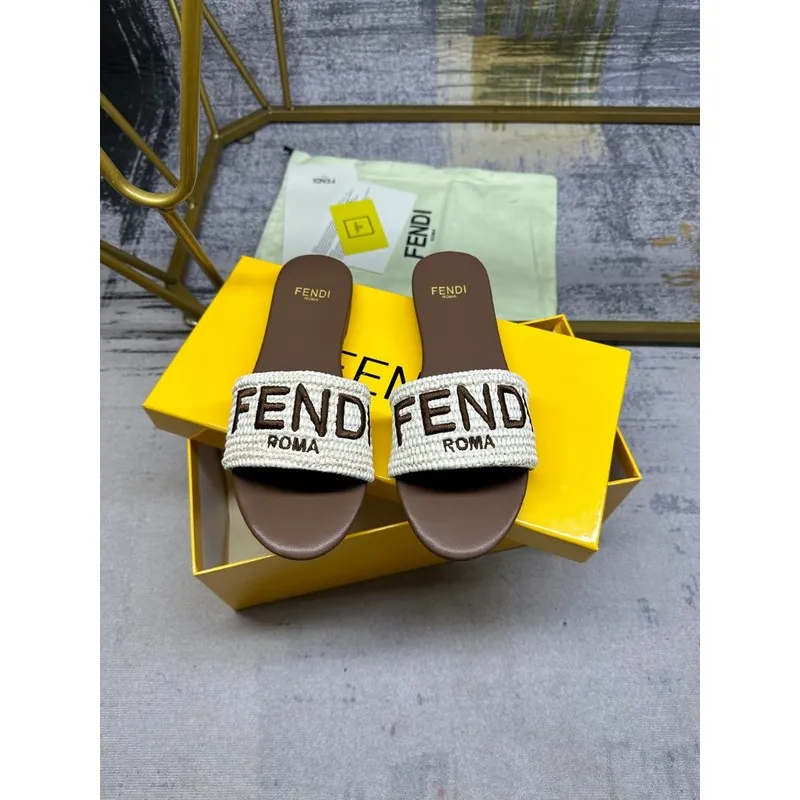 Fendi shoes for Fendi slippers for women #A37397