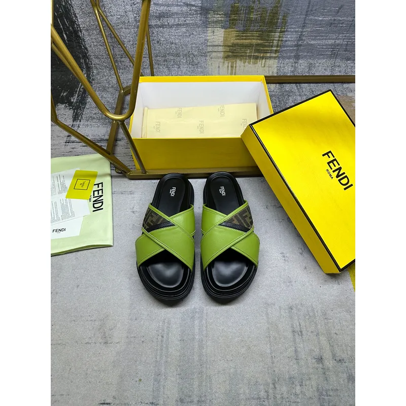 Fendi shoes for Fendi Slippers for men #A50788