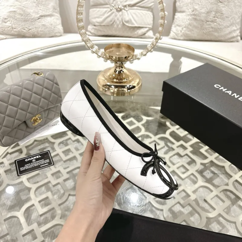 Chanel  Ballet Flats with Logo For Women #A54800