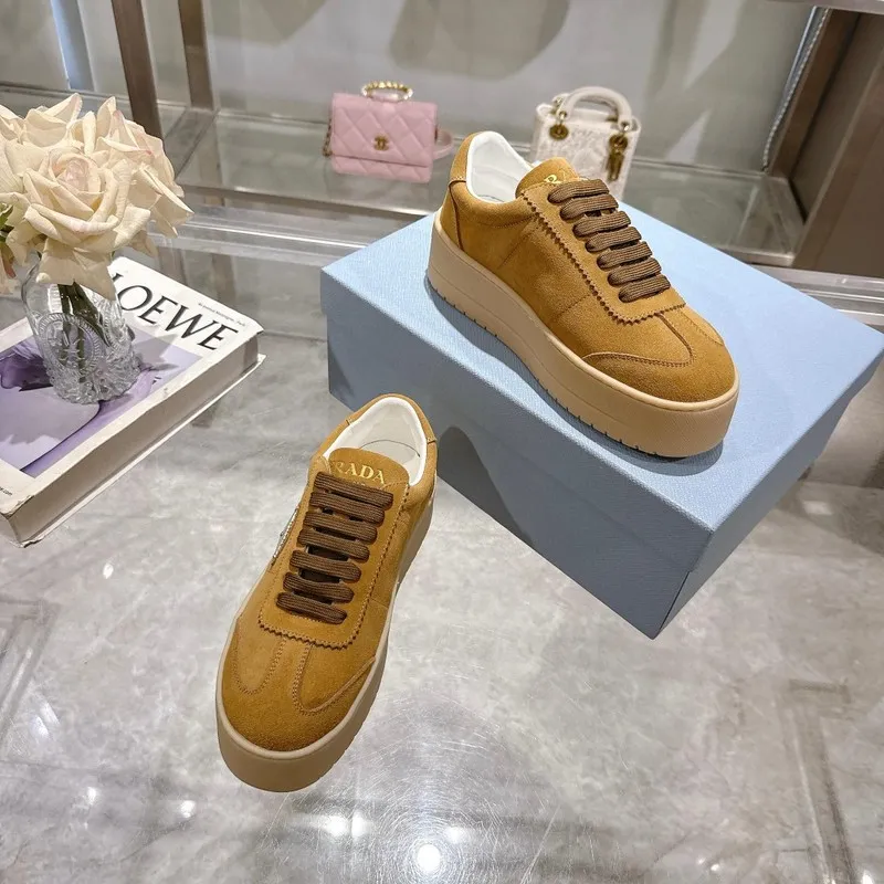 Buy Top Prada Shoes for Womens Prada Sneakers yellow 35-41 Size #A53002