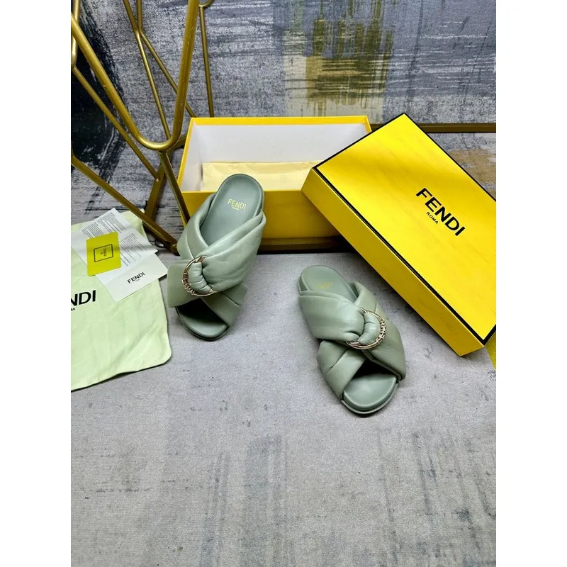 Fendi shoes for Fendi slippers for women #A49898