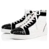 CL Redbottom designer shoes Studded Spikes triple black red suede leather men women flat bottoms luxury casual shoes fashion Sneakers 36-47 #956071