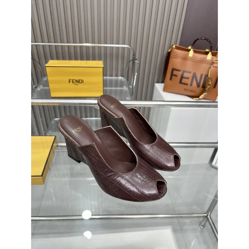 Fendi shoes for Fendi High-heeled shoes for women #A52456