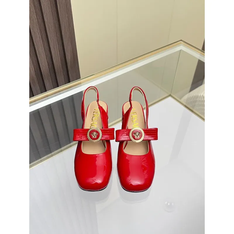 Versace shoes for Womens Versace Flats #A64797