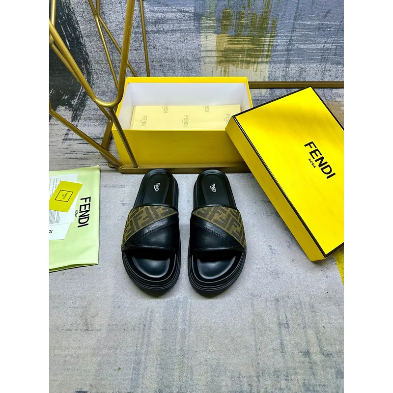 Fendi shoes for Fendi Slippers for men #A50785