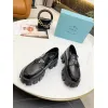 Prada Unisex Shoes Casual height increasing leather shoes #A39524