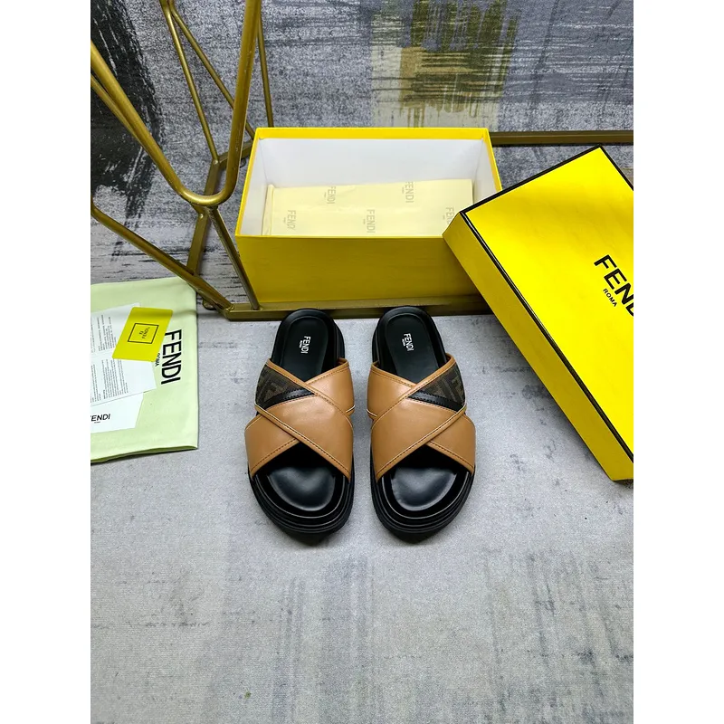 Fendi shoes for Fendi Slippers for men #A50789 Fendi shoes for Fendi Slippers for men #A50789