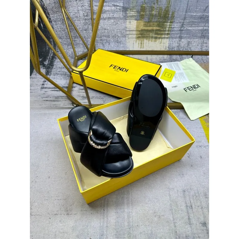 Fendi shoes for Fendi slippers for women #A49900