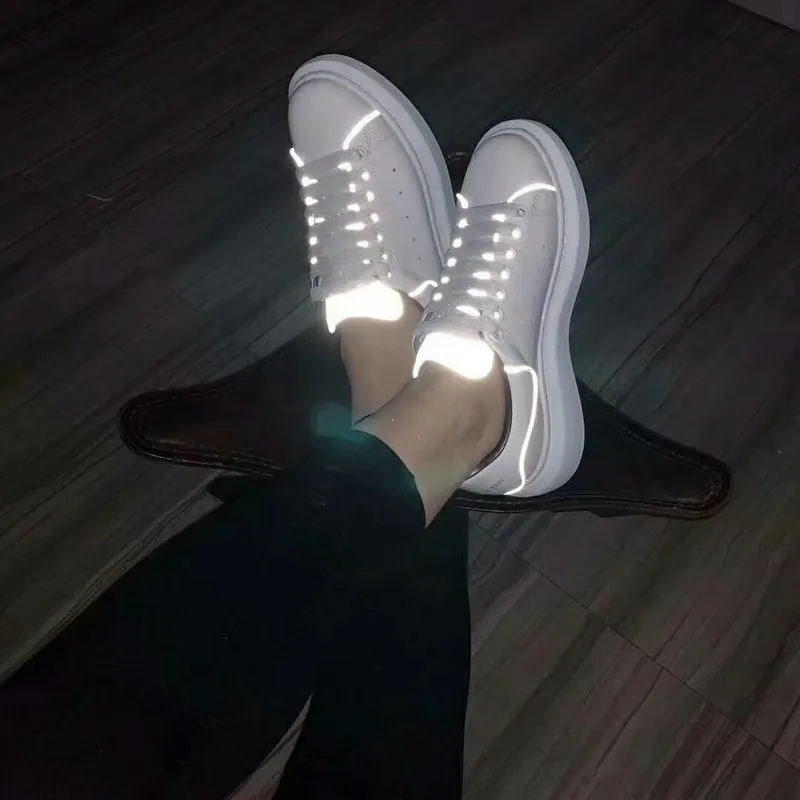 Alexander McQueen Luminous shoes Unisex McQueen White Sneakers top leather #99899363 Alexander McQueen Luminous shoes Unisex McQueen White Sneakers top leather #99899363