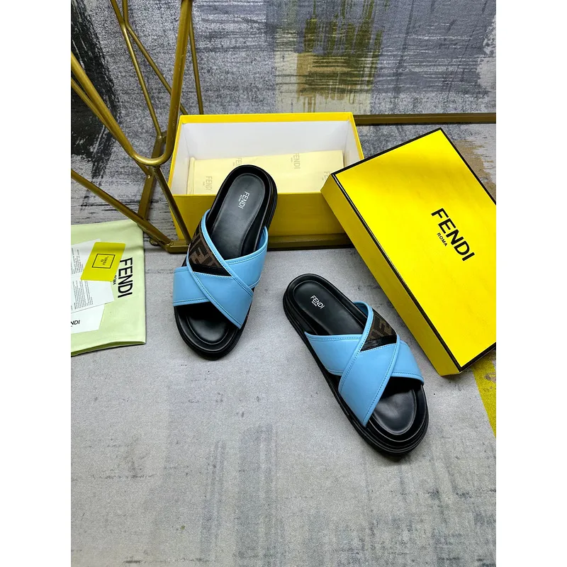 Fendi shoes for Fendi Slippers for men #A50787