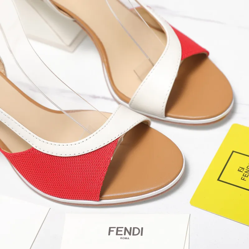 Fendi shoes for Fendi High-heeled shoes for women Heel height:9.5cm #A61171