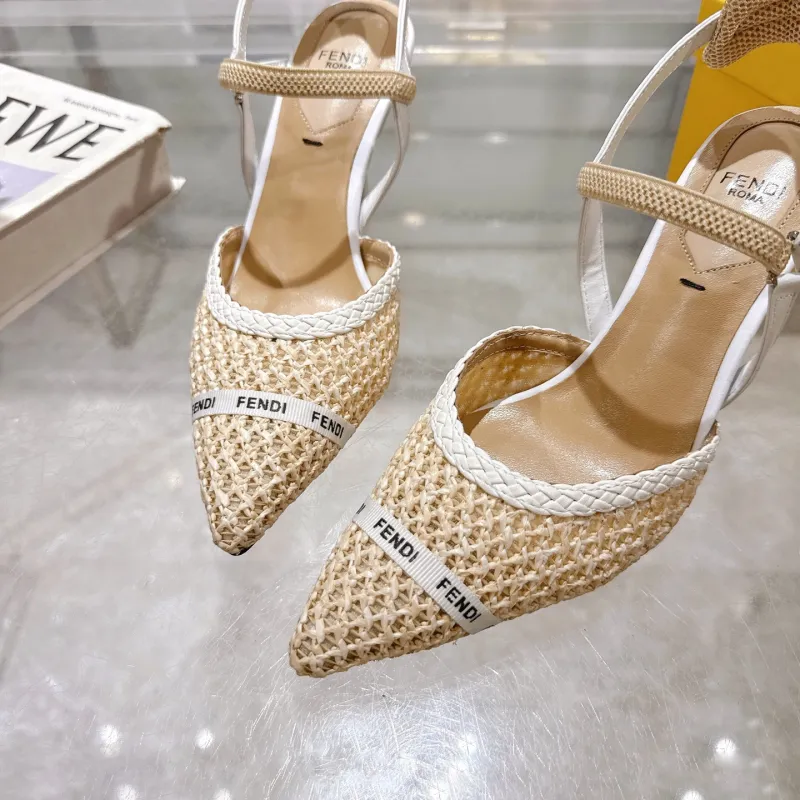 Fendi shoes for Fendi High-heeled shoes for women #A61804