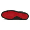 Mens CL Redbottom black low leathern Sneakers #9115970