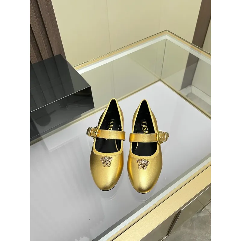 Versace shoes for Womens Versace Flats #A64772