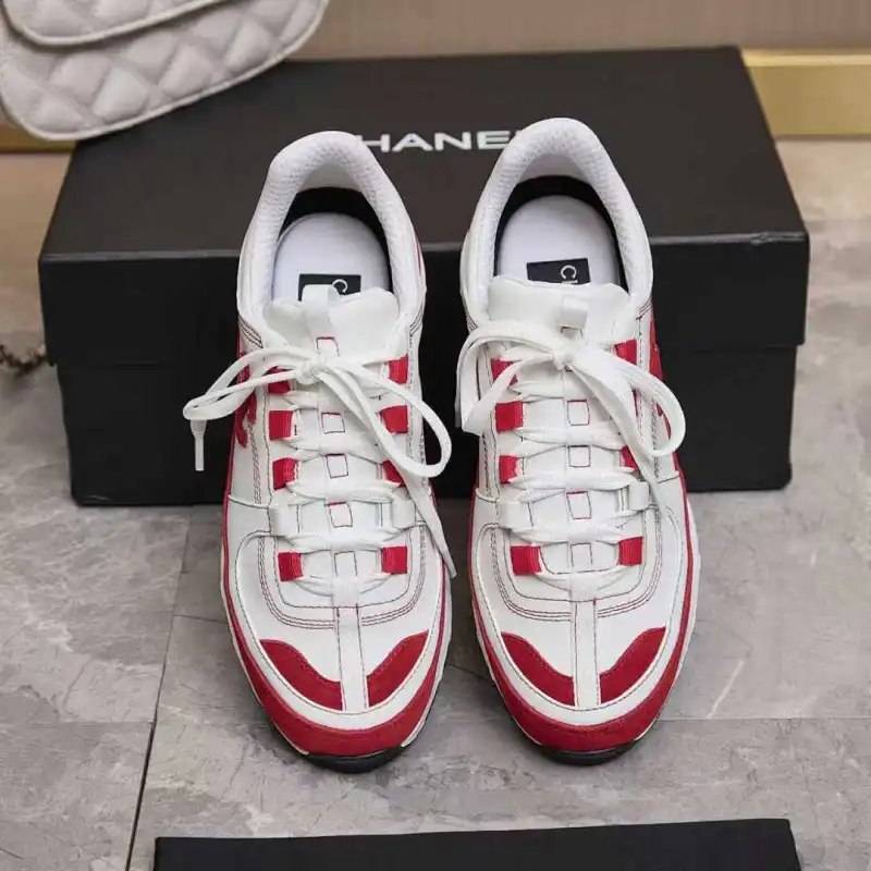 Chanel shoes for Chanel Sneakers Unisex Shoes #A63932