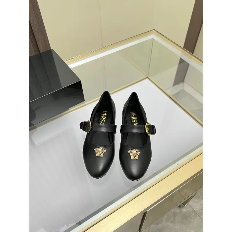 Versace shoes for Womens Versace Flats #A64774
