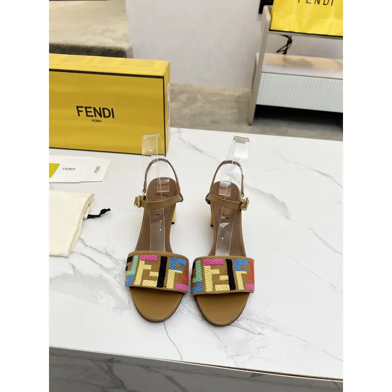 Fendi shoes for Fendi High-heeled shoes for women #A49596